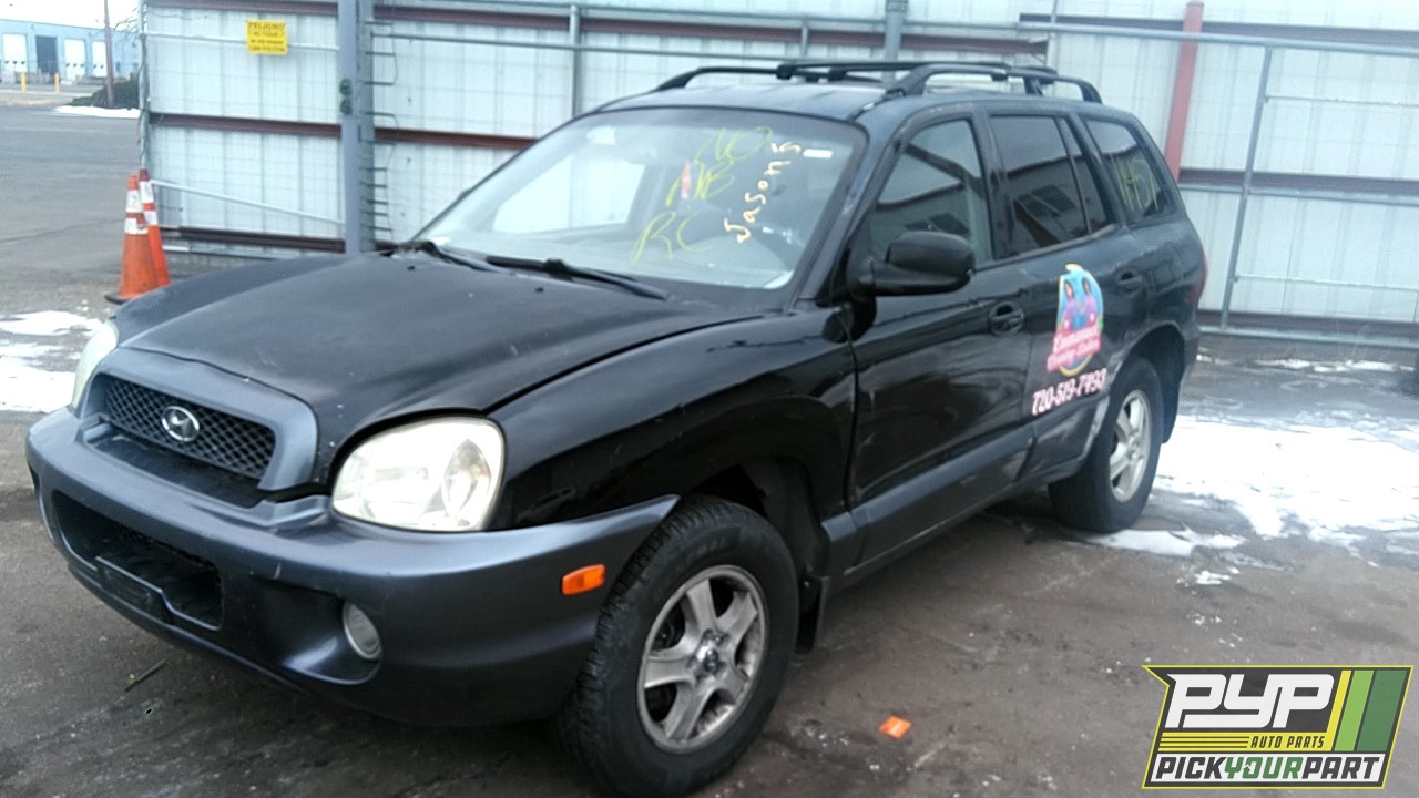 2004 HYUNDAI SANTA FE partes disponibles