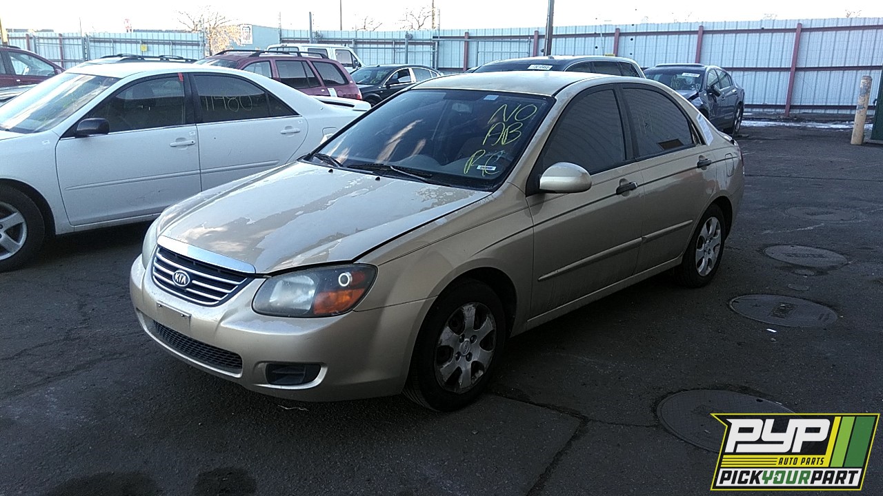 2009 KIA SPECTRA partes disponibles