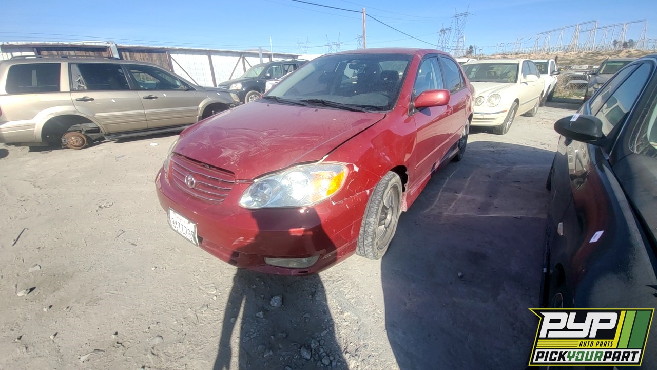 2004 TOYOTA COROLLA available for parts