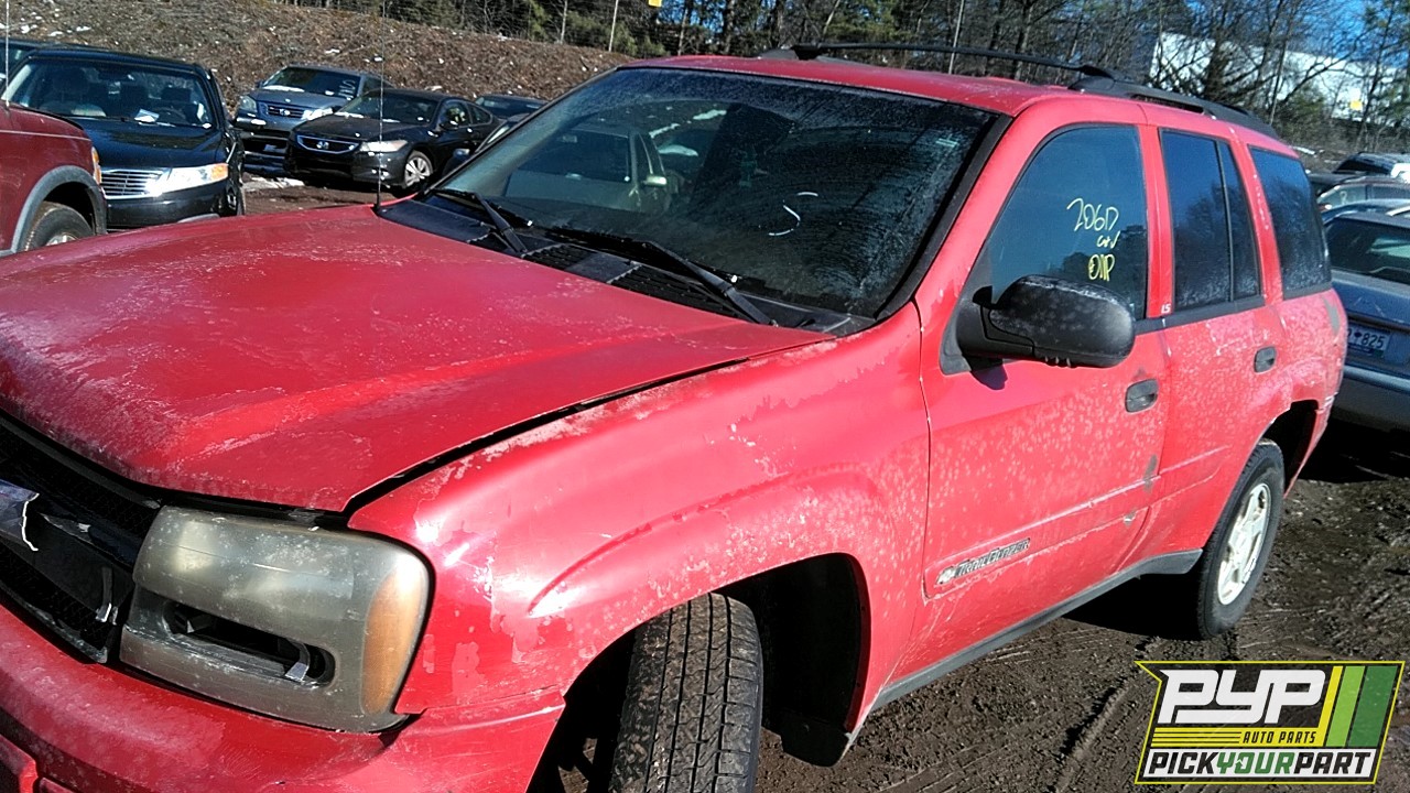 2002 CHEVROLET TRAILBLAZER partes disponibles