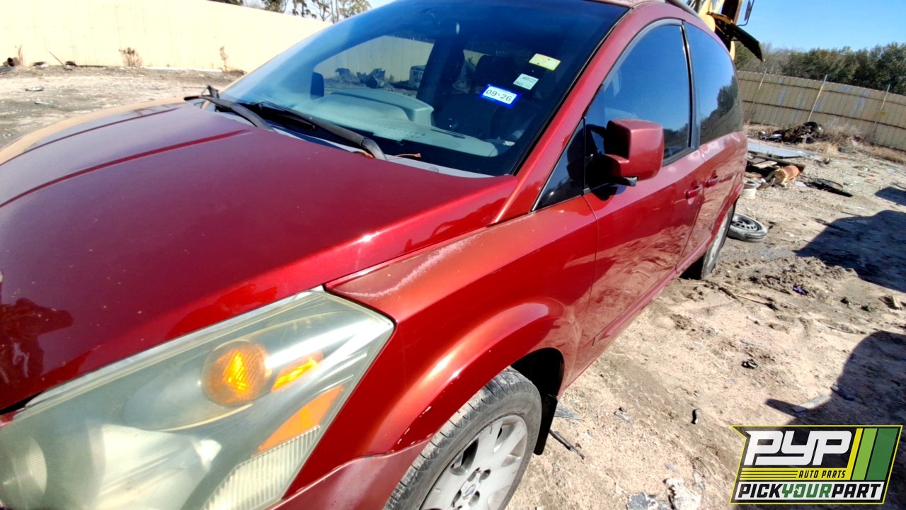 2006 NISSAN QUEST partes disponibles