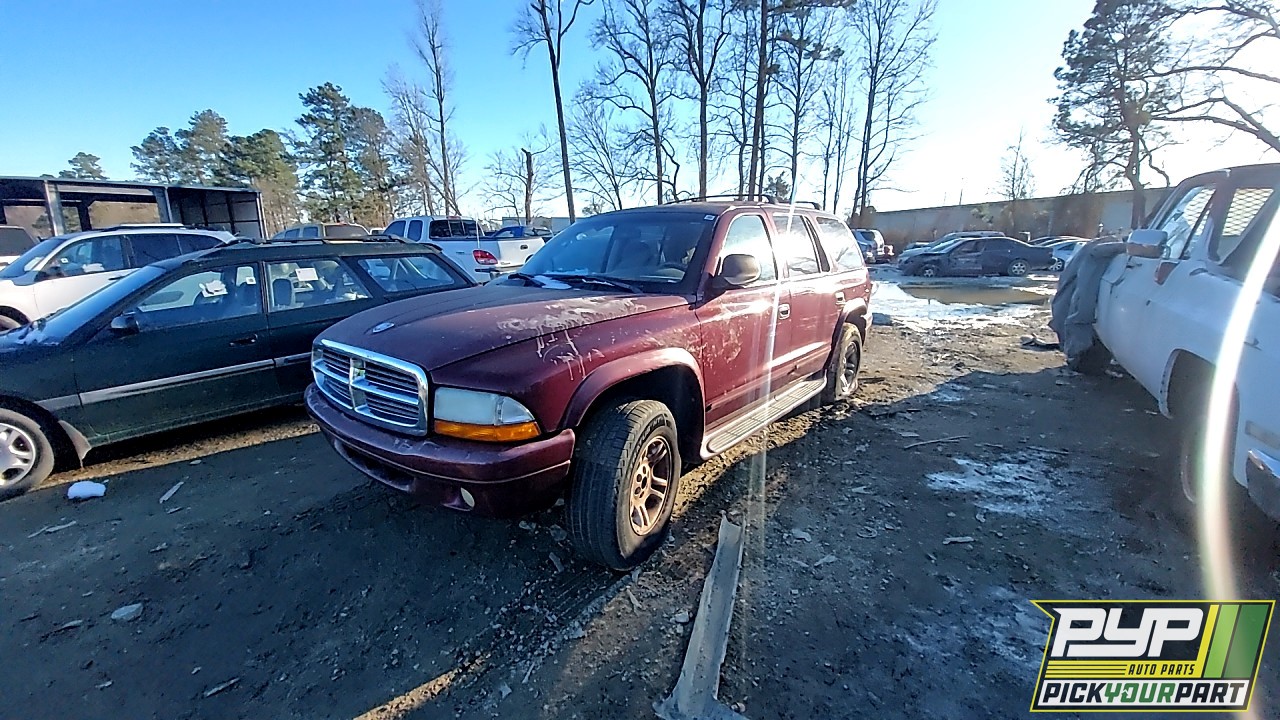 2003 DODGE DURANGO partes disponibles