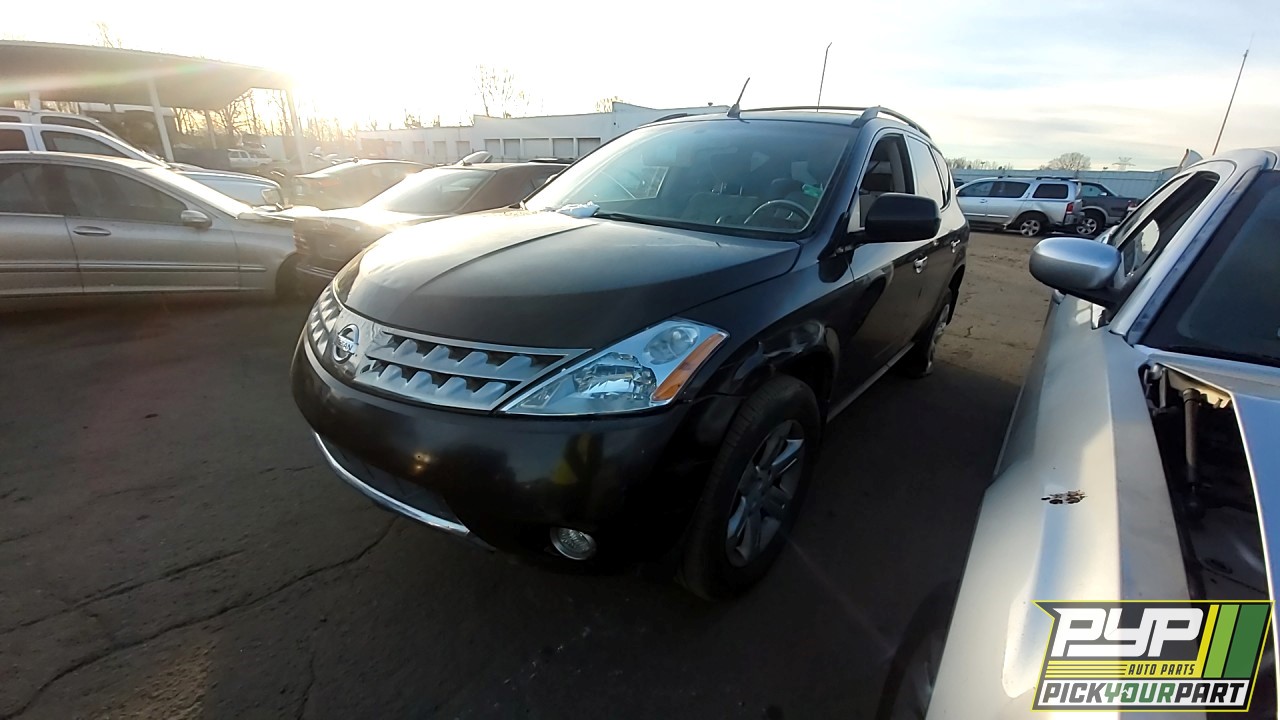 2006 NISSAN MURANO partes disponibles