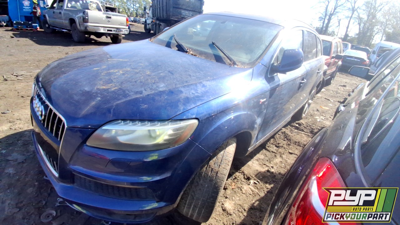 2012 AUDI Q7 partes disponibles