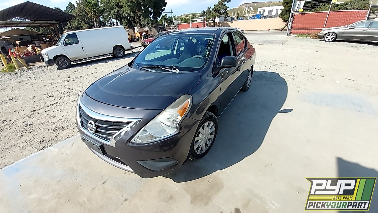 2015 NISSAN VERSA partes disponibles