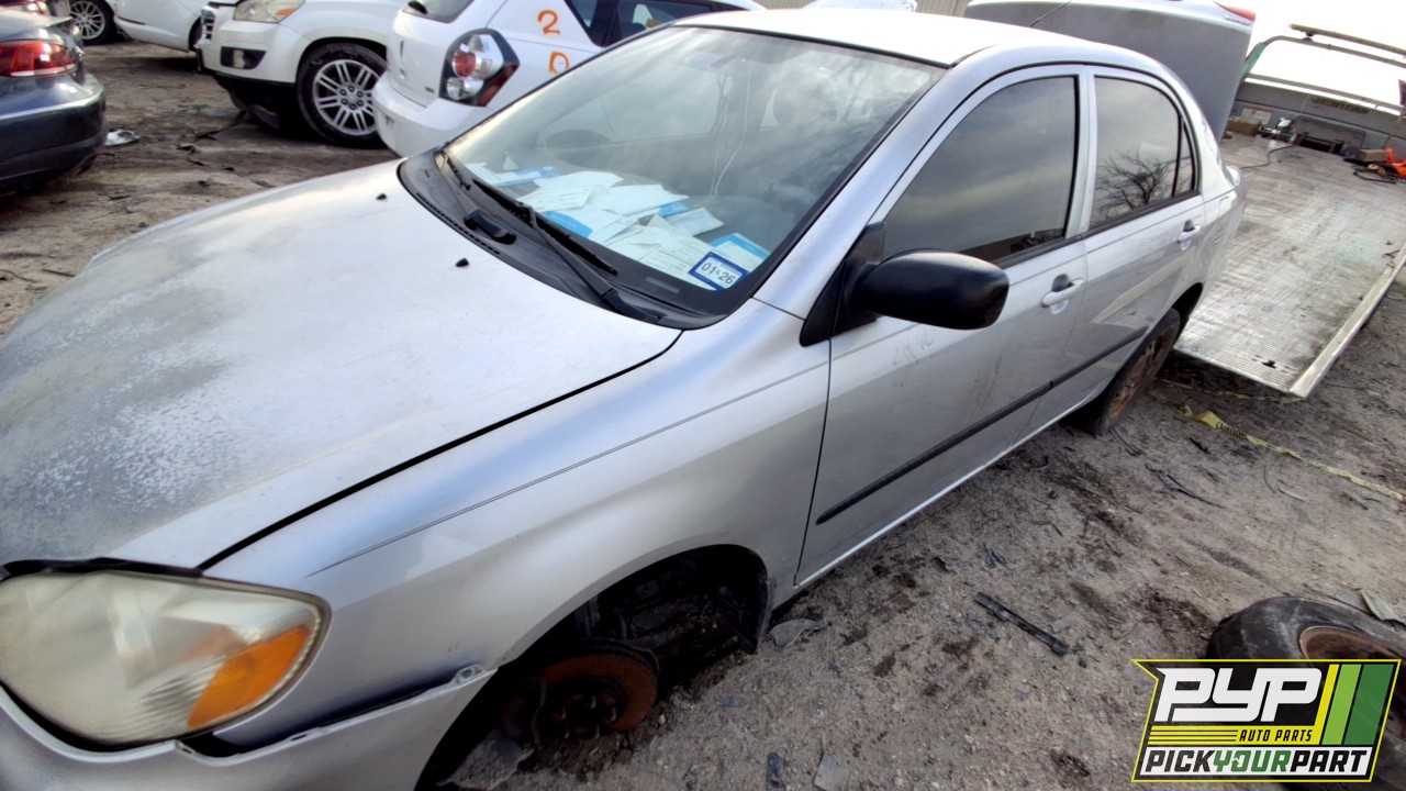 2006 TOYOTA COROLLA partes disponibles