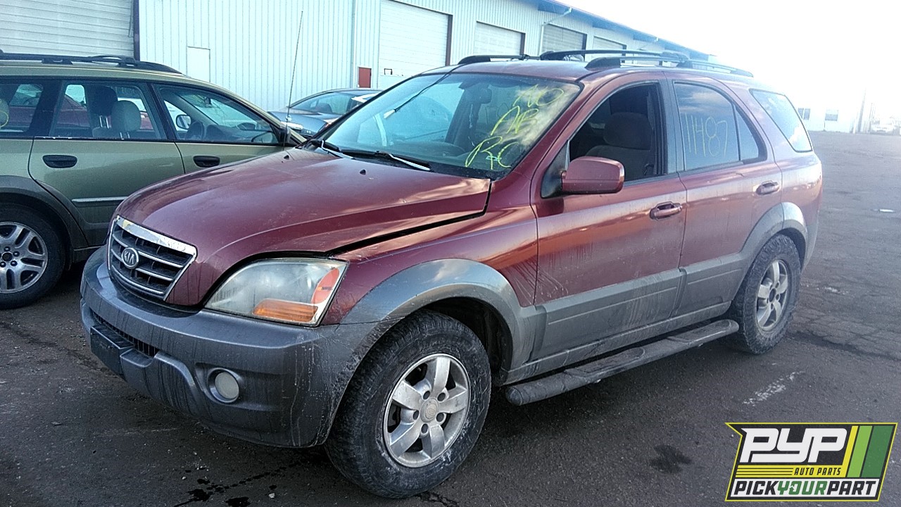 2007 KIA SORENTO partes disponibles