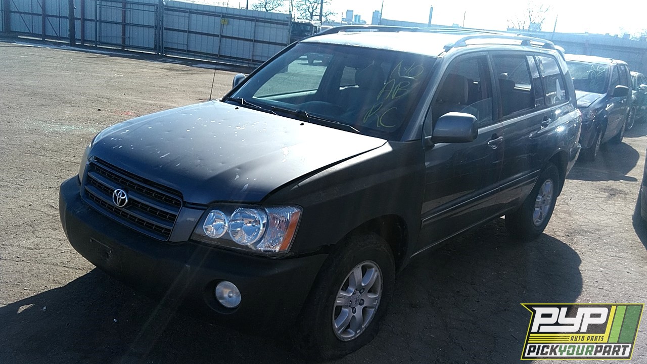 2003 TOYOTA HIGHLANDER available for parts