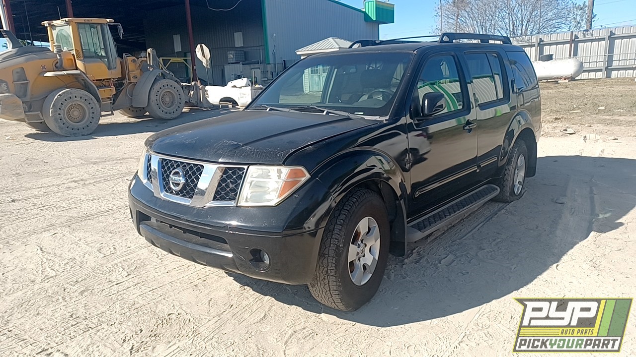 2007 NISSAN PATHFINDER partes disponibles