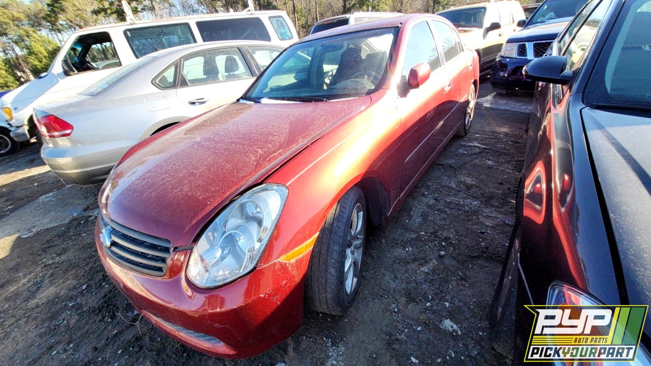 2006 INFINITI G35 available for parts