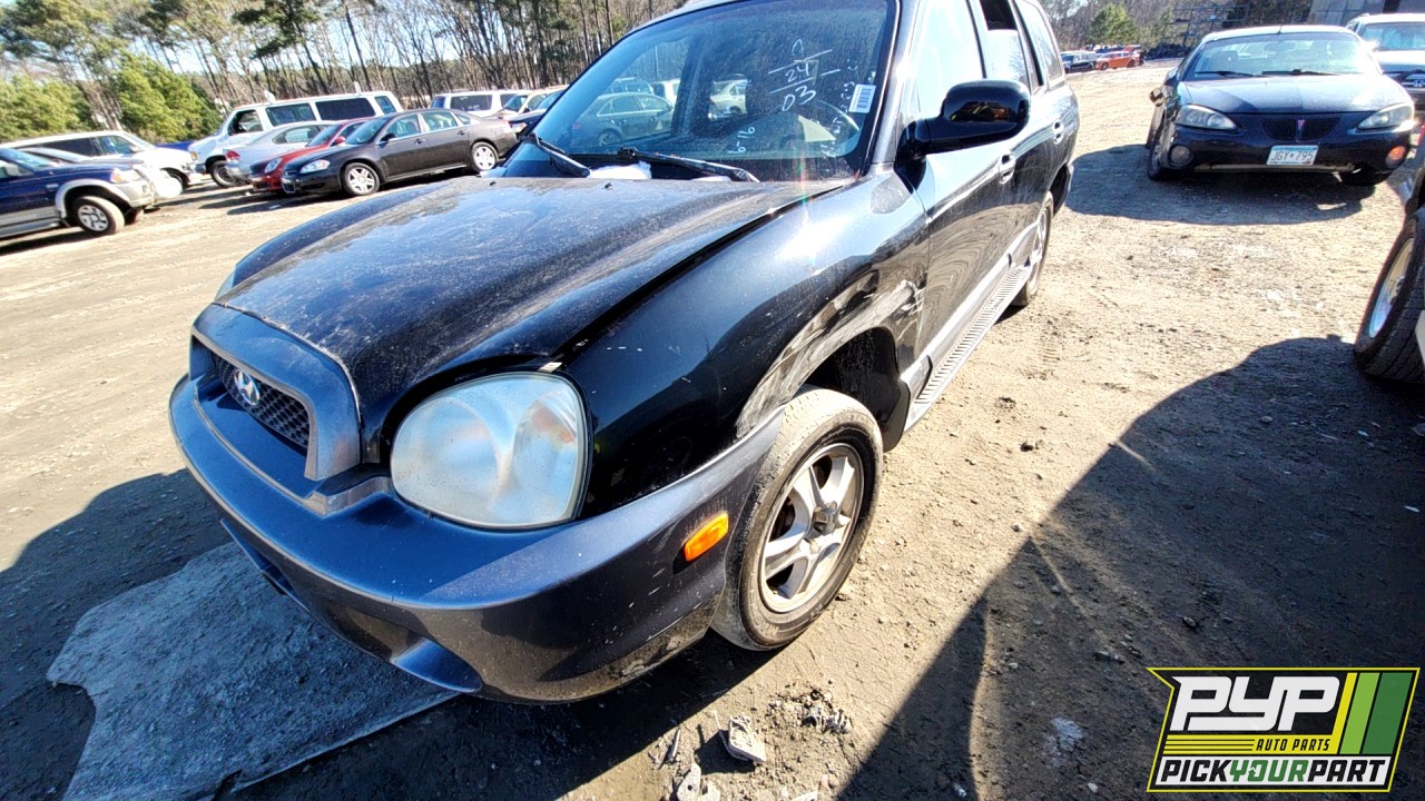 2003 HYUNDAI SANTA FE partes disponibles