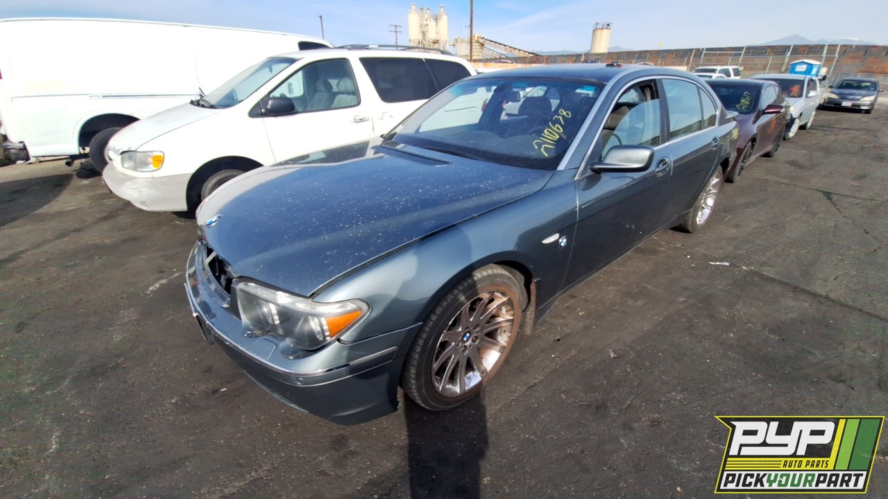 2003 BMW 745LI partes disponibles