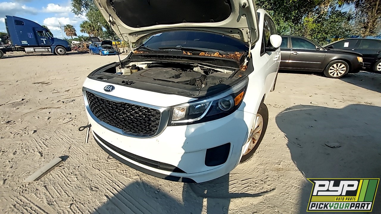 2018 KIA SEDONA partes disponibles