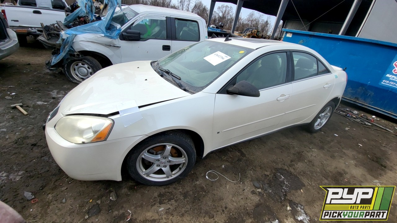 2009 PONTIAC G6 available for parts