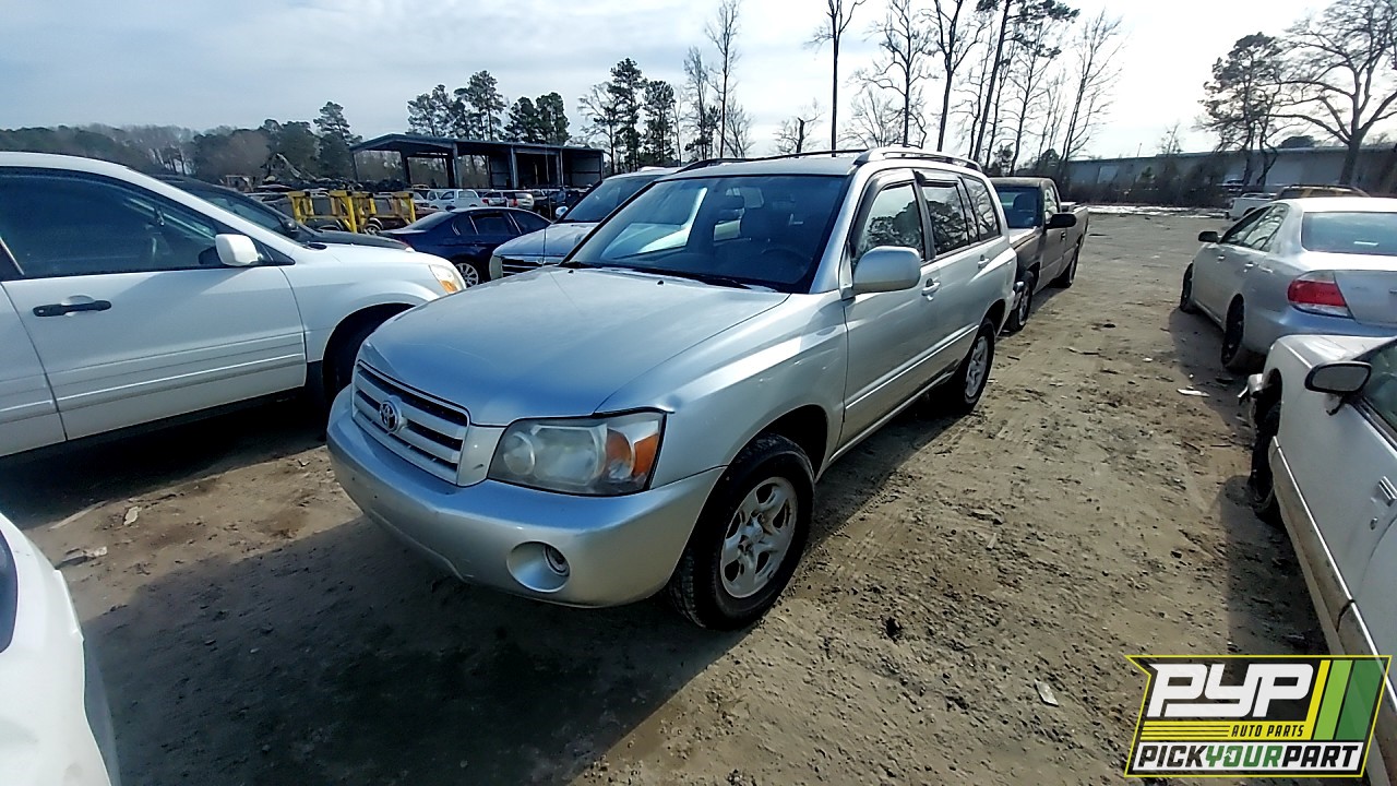 2006 TOYOTA HIGHLANDER available for parts