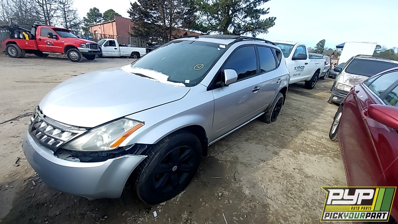 2007 NISSAN MURANO partes disponibles
