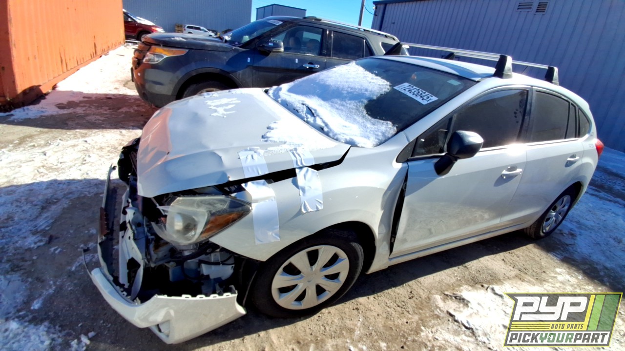 2016 SUBARU IMPREZA available for parts