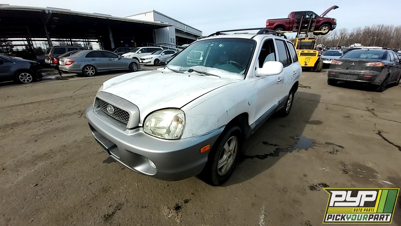 2002 HYUNDAI SANTA FE partes disponibles