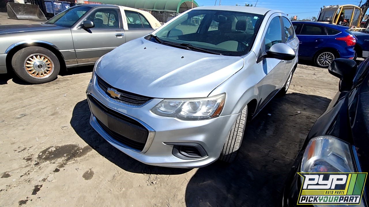 2017 CHEVROLET SONIC partes disponibles