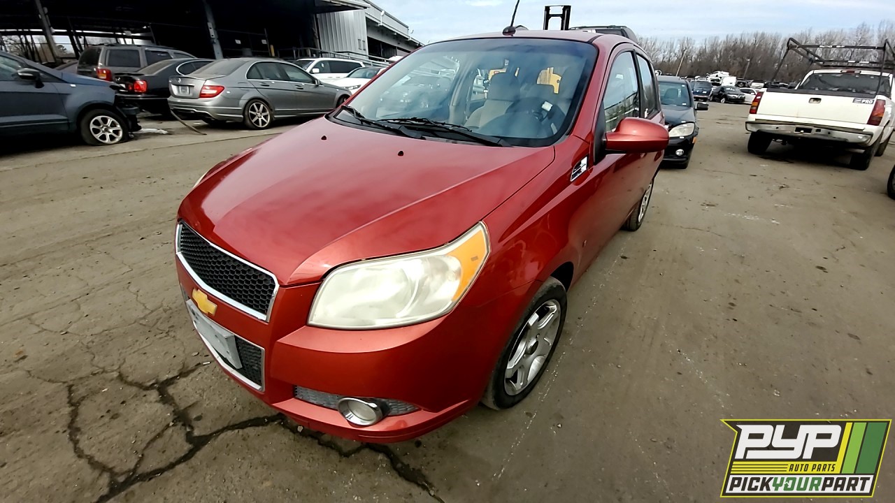2009 CHEVROLET AVEO5 partes disponibles