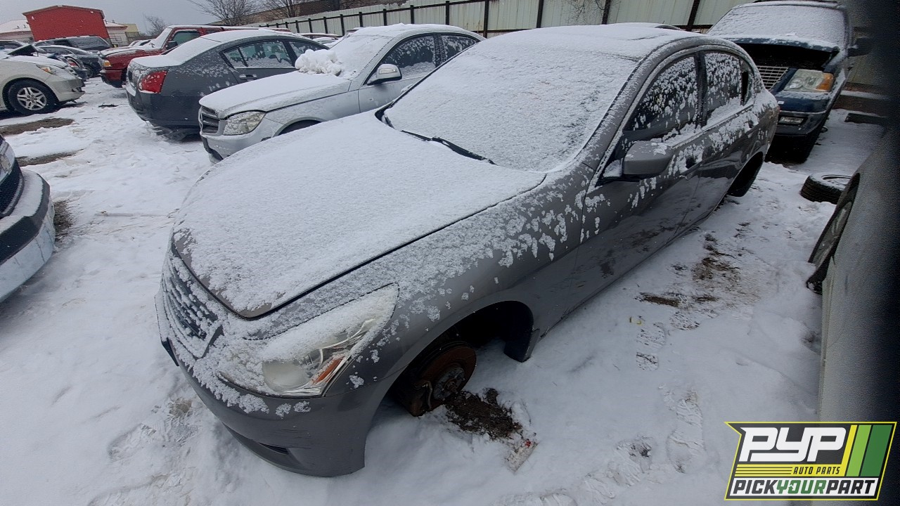 2009 INFINITI G37 partes disponibles