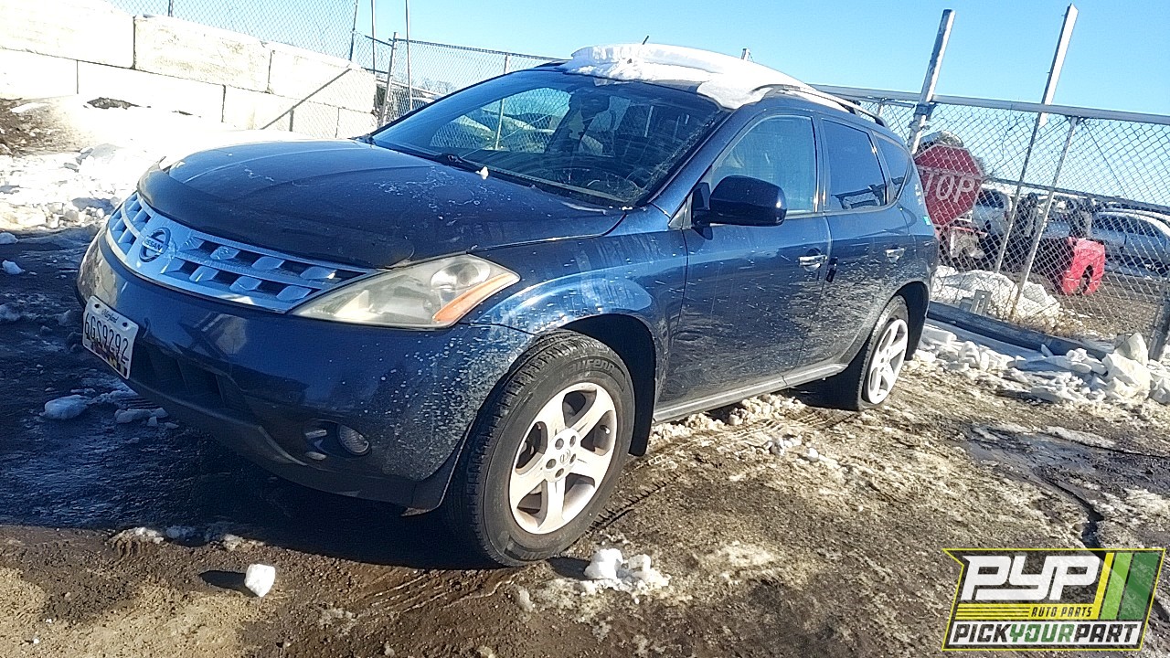 2003 NISSAN MURANO partes disponibles