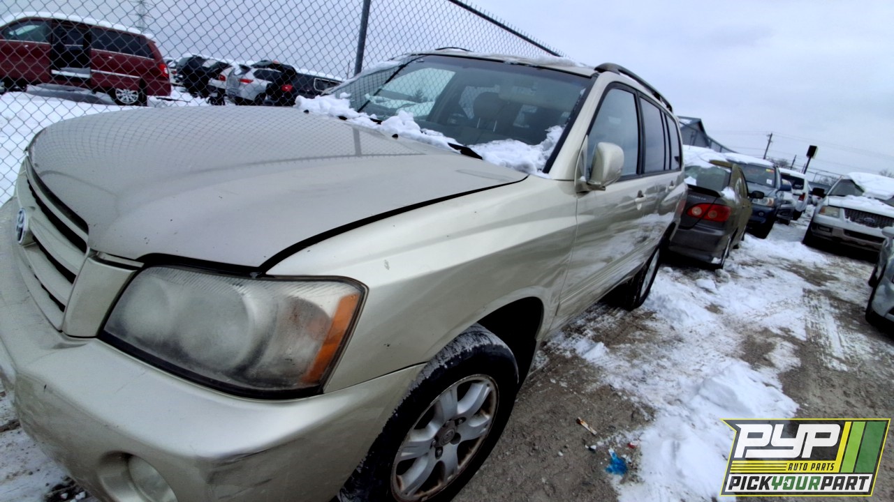 2002 TOYOTA HIGHLANDER available for parts