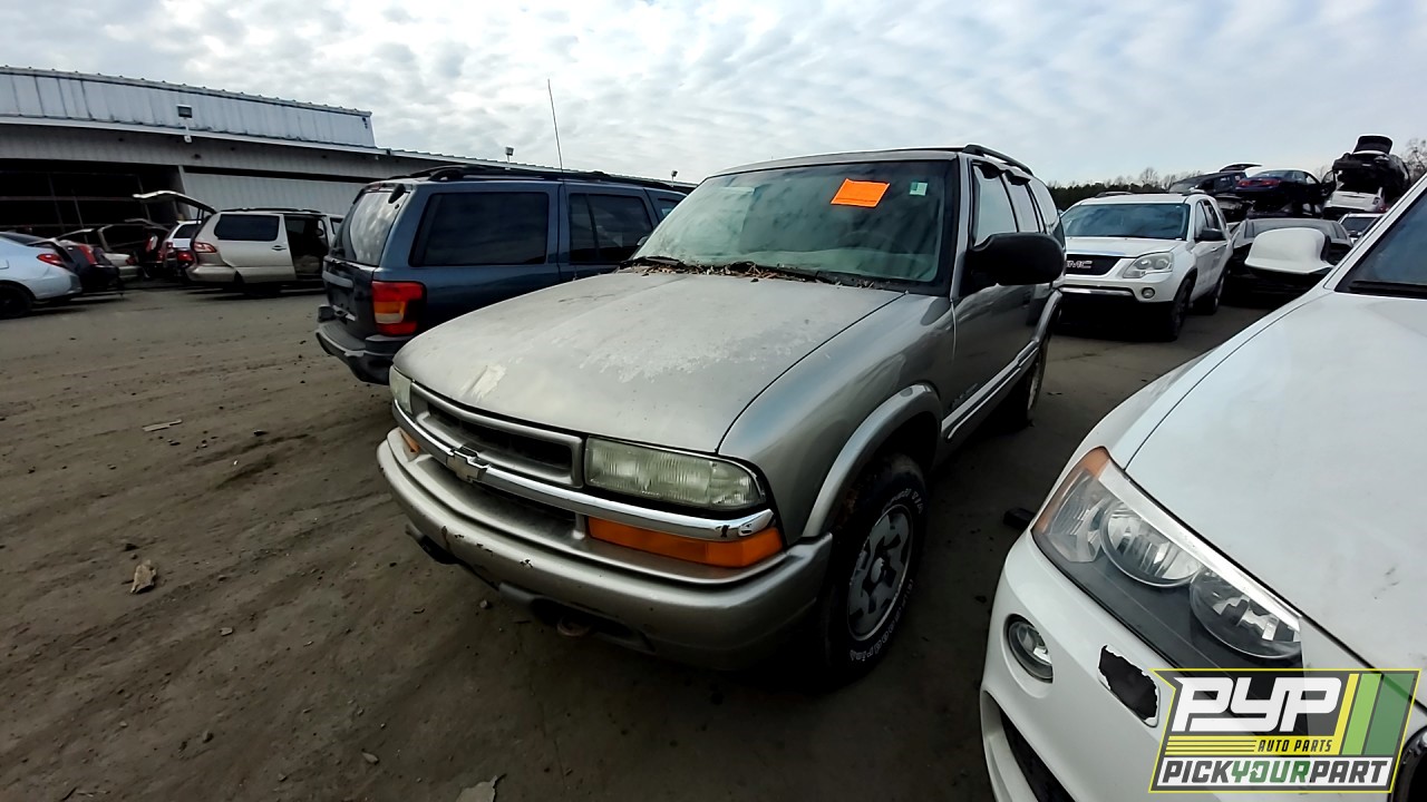2002 CHEVROLET BLAZER partes disponibles