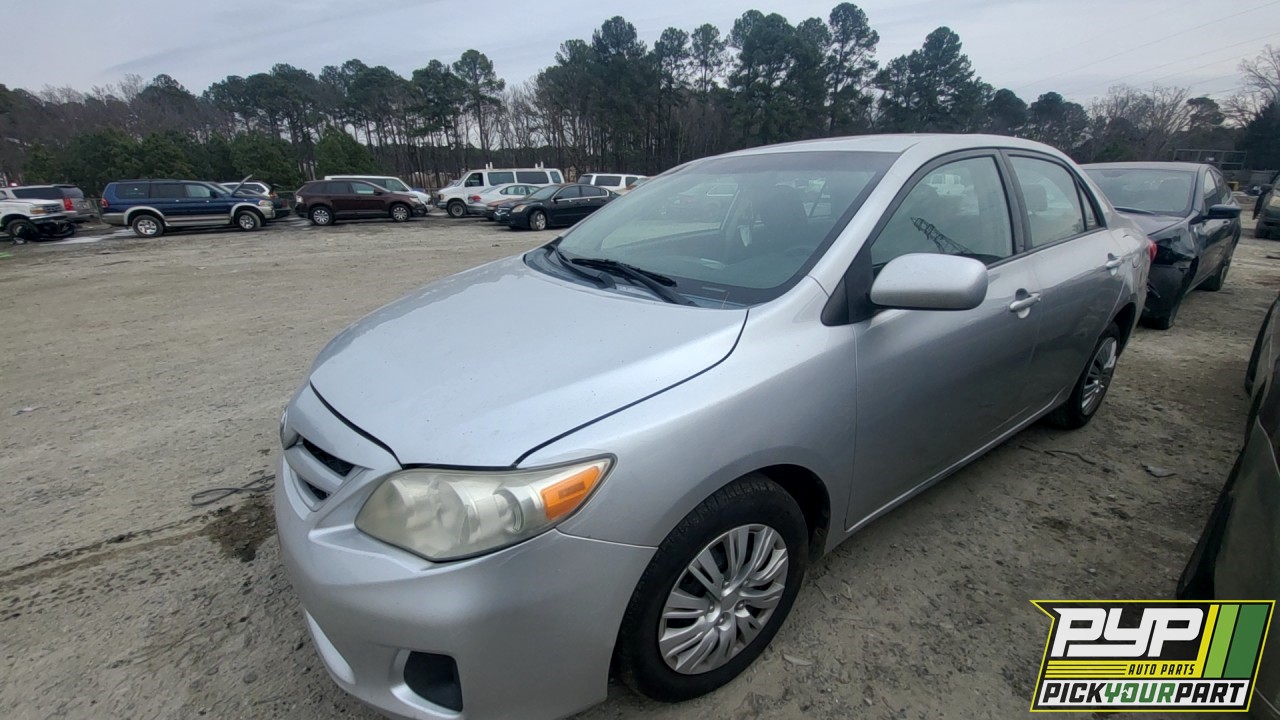 2011 TOYOTA COROLLA partes disponibles