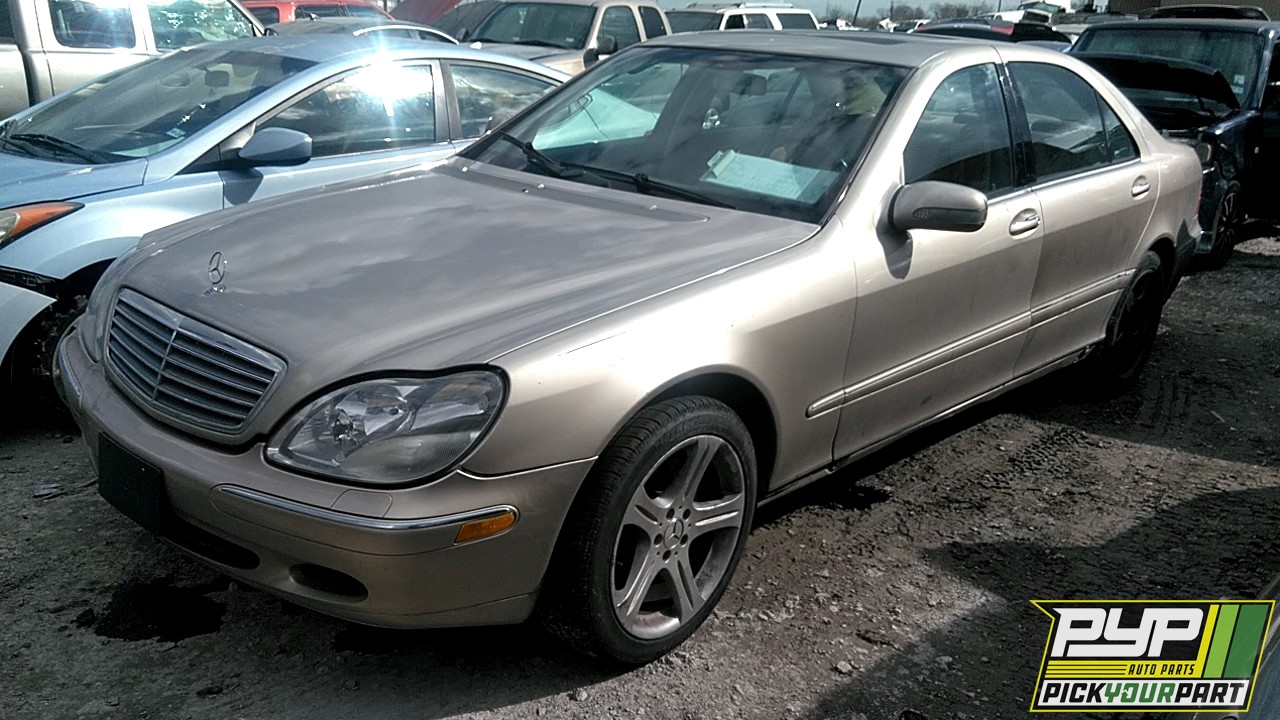 2001 MERCEDES-BENZ S500 partes disponibles