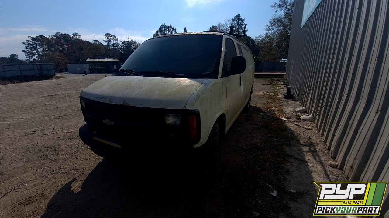 2001 CHEVROLET EXPRESS 2500 partes disponibles