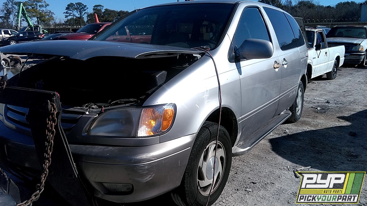2001 TOYOTA SIENNA partes disponibles