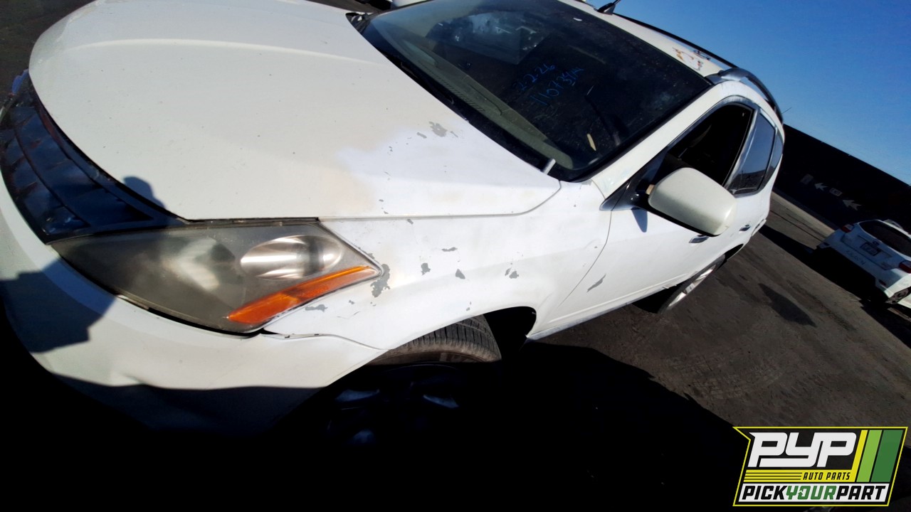 2006 NISSAN MURANO partes disponibles