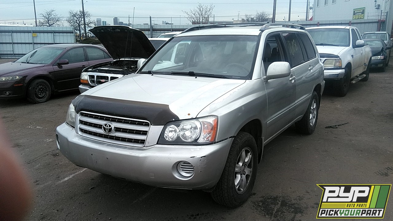 2003 TOYOTA HIGHLANDER available for parts