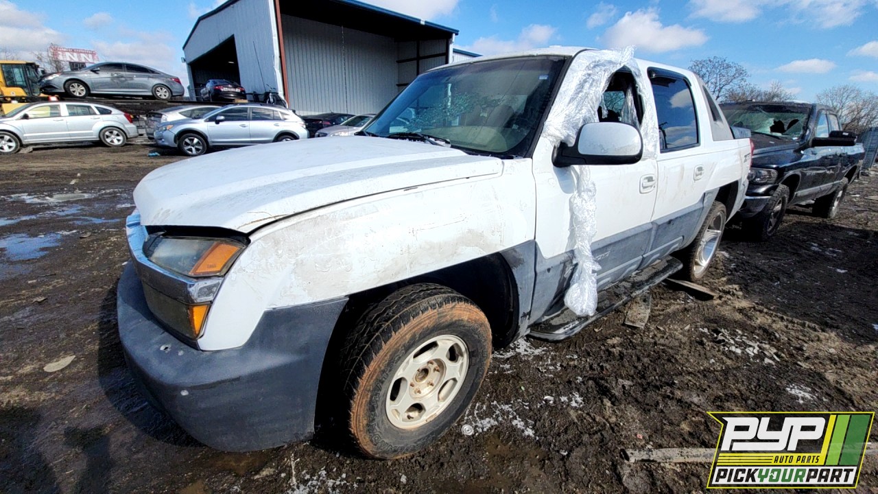 2003 CHEVROLET AVALANCHE 1500 partes disponibles