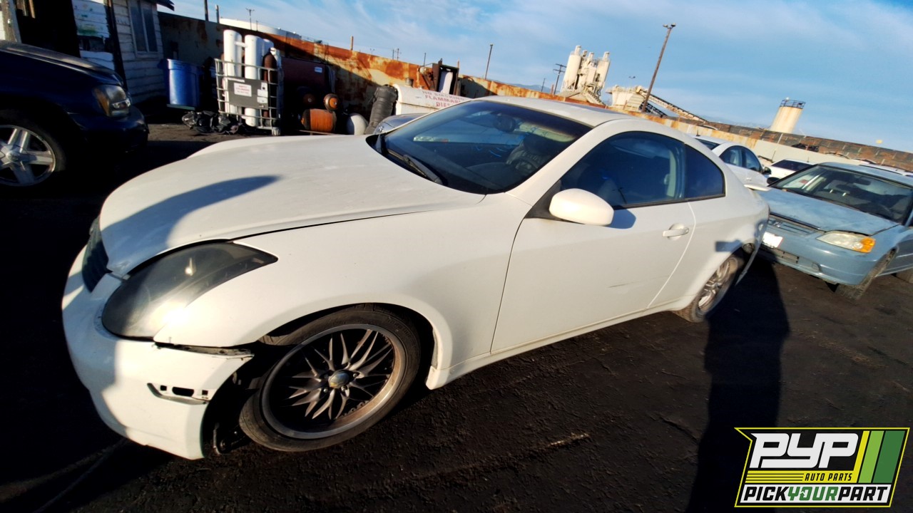 2003 INFINITI G35 partes disponibles