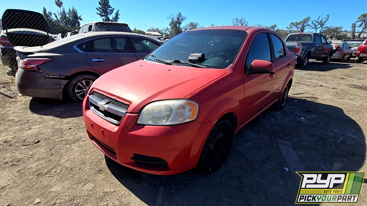 2010 CHEVROLET AVEO partes disponibles