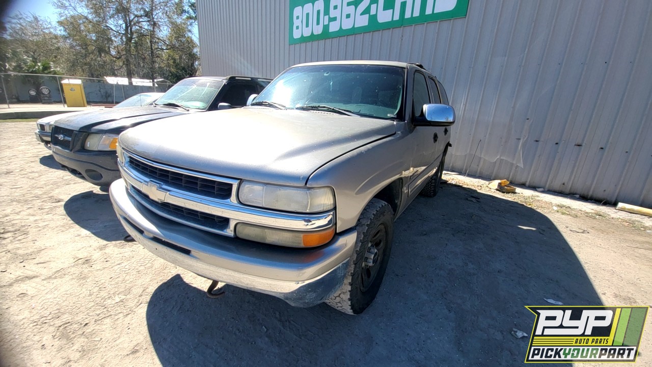 2000 CHEVROLET TAHOE partes disponibles