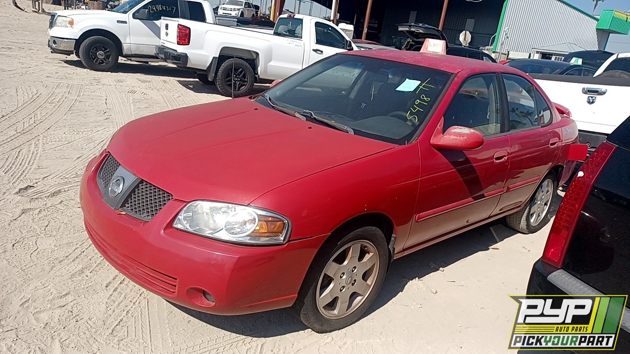 2006 NISSAN SENTRA partes disponibles