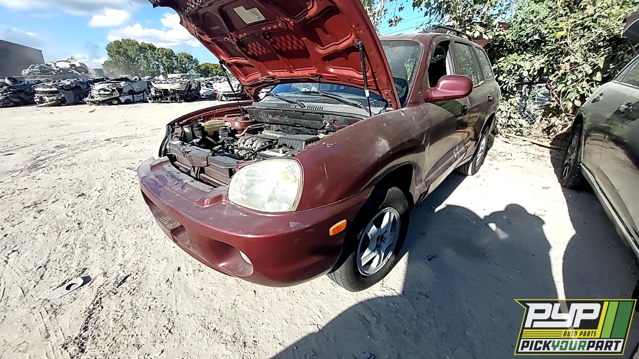 2004 HYUNDAI SANTA FE partes disponibles