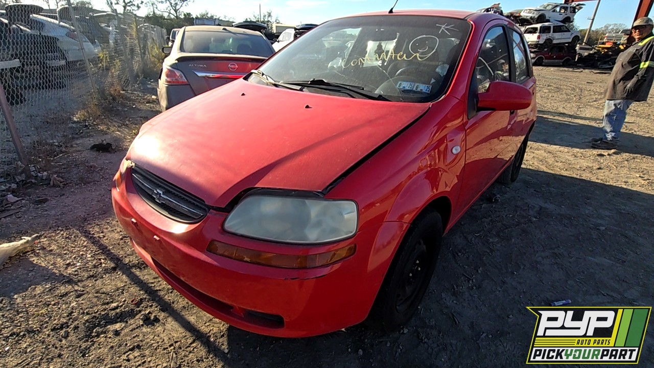 2006 CHEVROLET AVEO partes disponibles