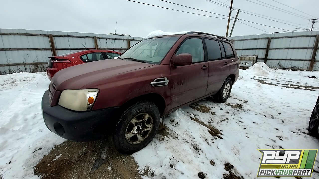 2004 TOYOTA HIGHLANDER available for parts