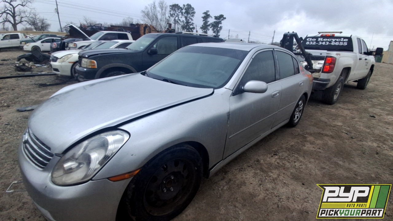 2005 INFINITI G35 partes disponibles