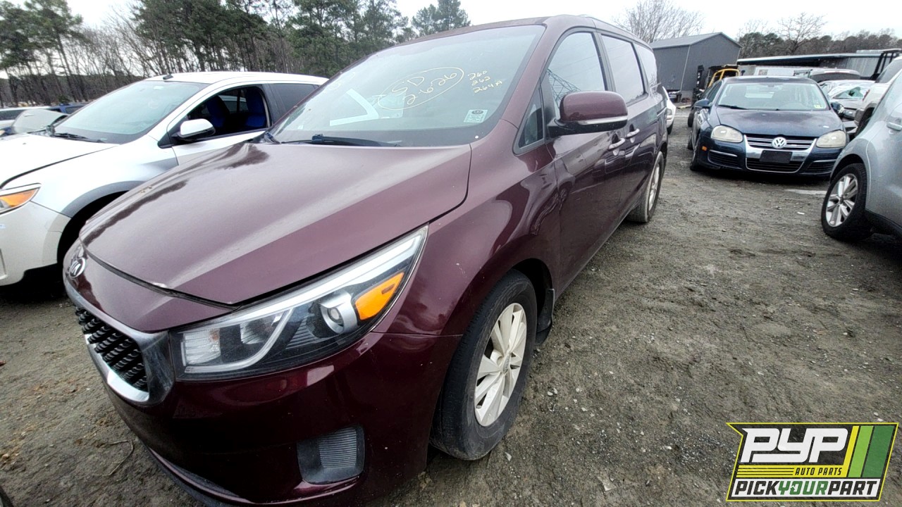 2016 KIA SEDONA partes disponibles