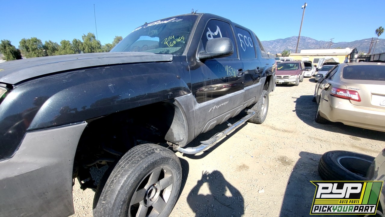 2003 CHEVROLET AVALANCHE 1500 partes disponibles