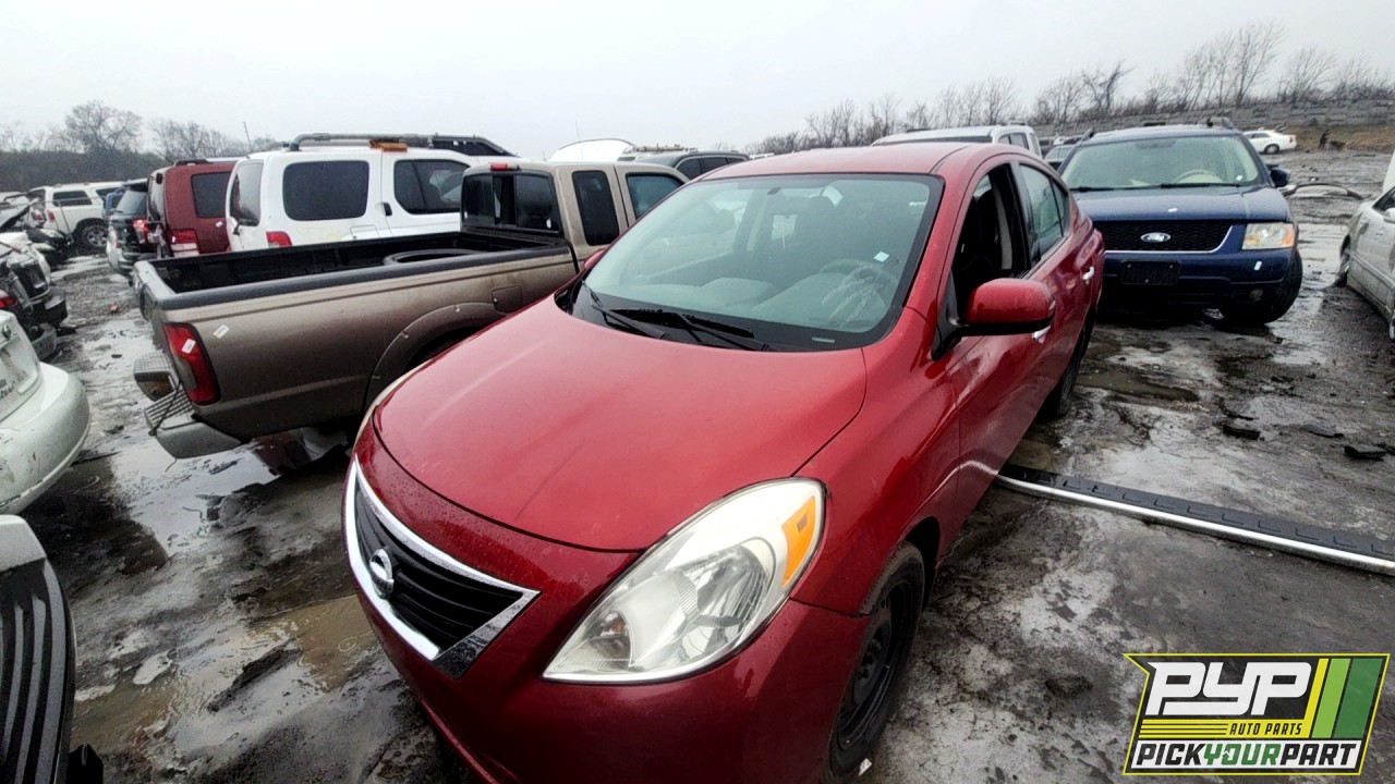 2012 NISSAN VERSA partes disponibles