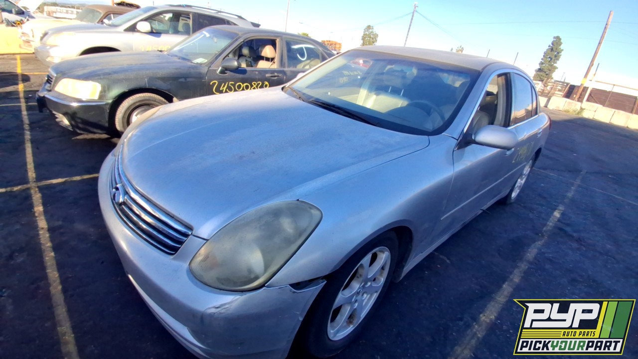 2003 INFINITI G35 partes disponibles