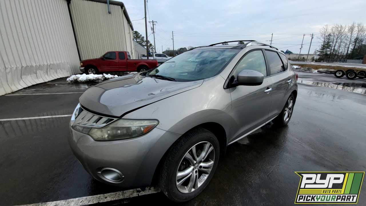 2010 NISSAN MURANO partes disponibles