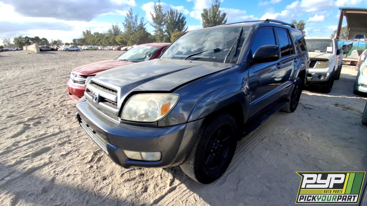 2004 TOYOTA 4RUNNER partes disponibles