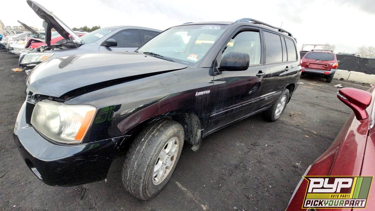 2001 TOYOTA HIGHLANDER partes disponibles